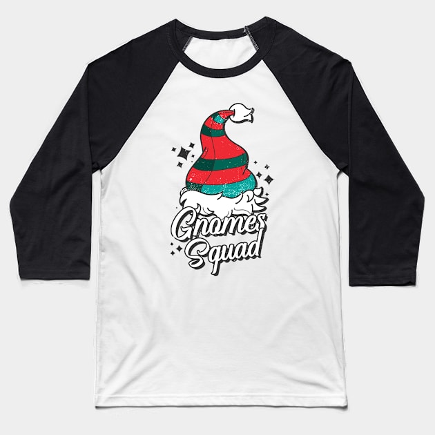 Gnomes Squad Baseball T-Shirt by ArtStopCreative